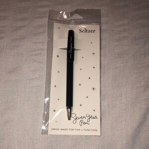 Seltzer Seven Year Pen in Paris Eiffel Tower “Bonjour!”